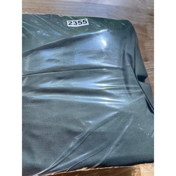 Holland & Sherry 2 Piece 3 Button Suit Dark Sage Green Pleated Pants 44 / 37 JL - Picture 14 of 16